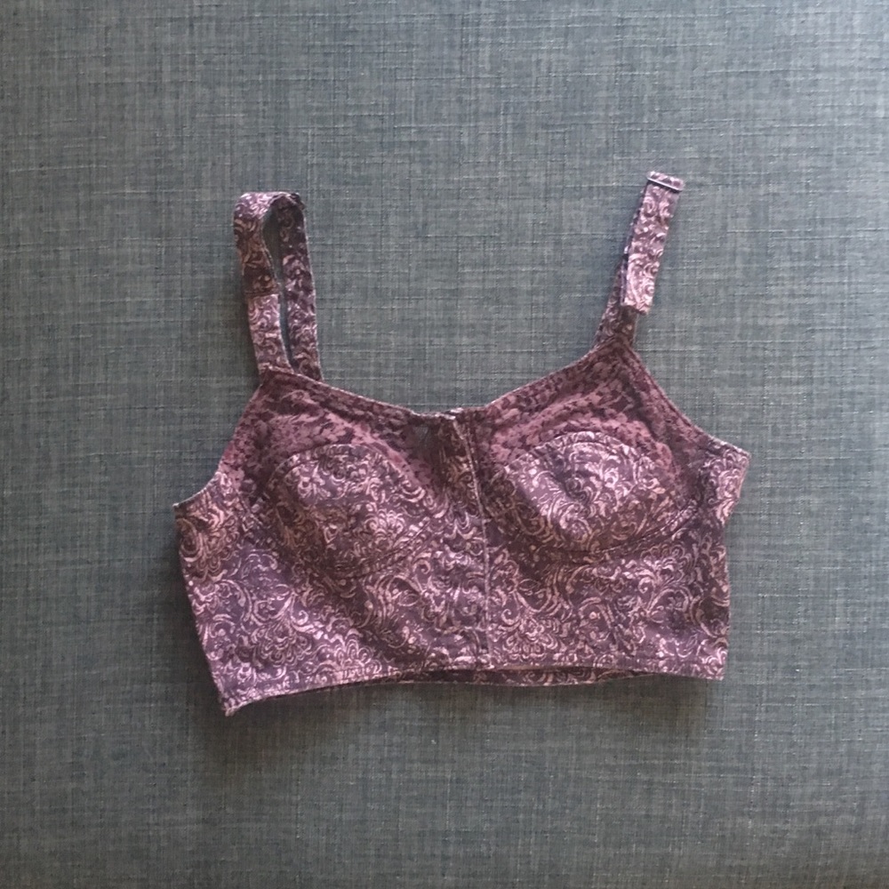Purple Bralette/ Crop Top